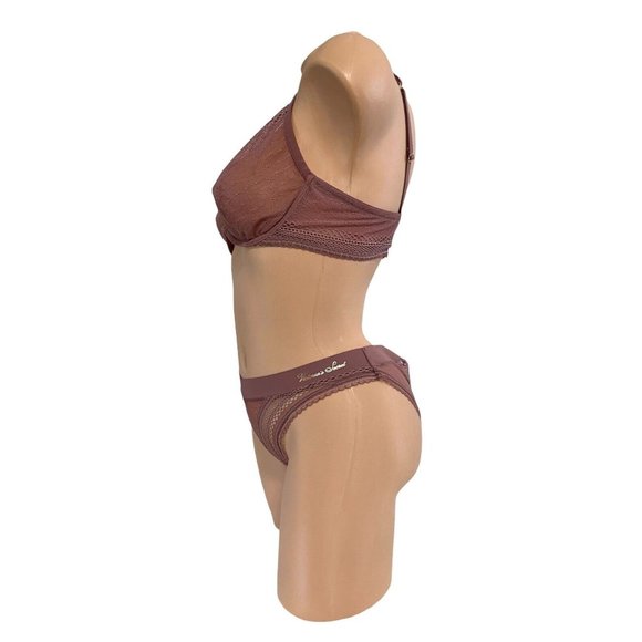 Victoria's Secret 38B/M The‎ Incredible Unlined Plunge Bra & Panty Set NEW - Picture 5 of 7